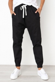 Ladies Casual Drawstring Sports Pants