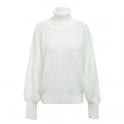 Knitted Long Sleeve Turtleneck Sweater