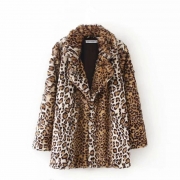 Leopard Faux Fur Coat