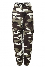 Loose Camouflage Denim Pants