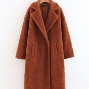 Teddy Bear Coat Winter Warm Faux Fur Coat