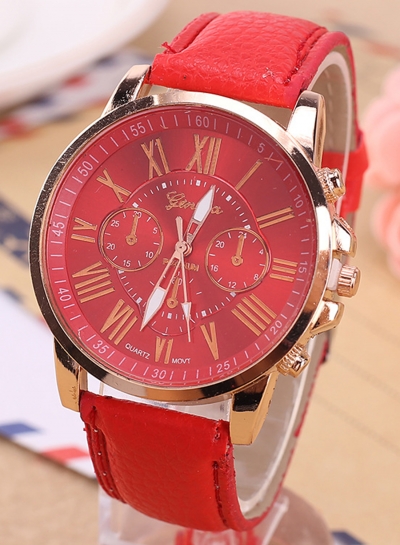 Double-layer Ladies Quartz Fashion Leather Strap Wrist Watch zecalaba.com