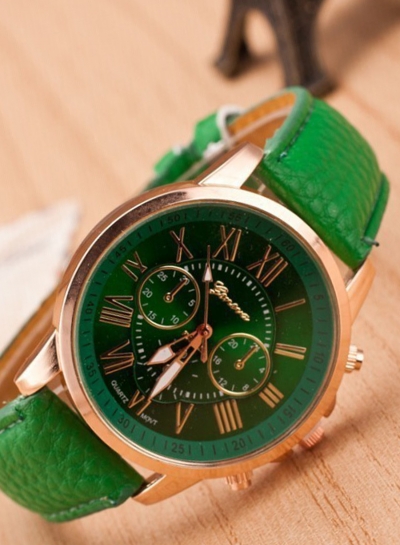 Double-layer Ladies Quartz Fashion Leather Strap Wrist Watch zecalaba.com