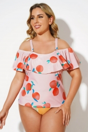 Floral Printed Elegant Women Tankini Top