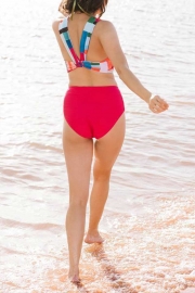 Kaleidoscope Switch V Crop Bikini Set
