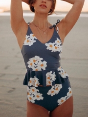 DAISY TIED-UP TANKINI