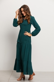 Large swing dress women mid-waist temperament commuter long skirt