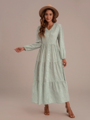 Evangeline Button Maxi Dress