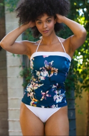 Vogue Classic Bandeau Tankini Set