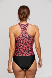 Scoop Neck Sporty Tankini Set