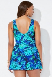 Caribbean V-neck Swimdress