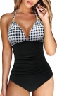 BLACK PLAID