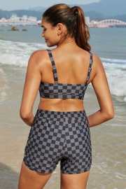 THICK STRAP ONE PIECE SWIMSUIT
