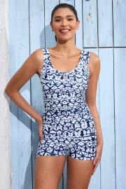 THICK STRAP ONE PIECE SWIMSUIT