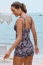 THICK STRAP ONE PIECE SWIMSUIT