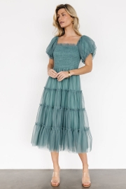 Liv Tulle Midi Dress