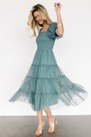 Liv Tulle Midi Dress