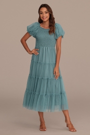 Liv Tulle Midi Dress