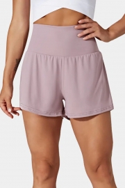 Super High Waisted Back Pocket & Side Hidden Pocket 2-in-1 Yoga Shorts 2.5